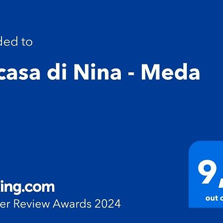 Ferienwohnung La Casa Di Nina - Meda Exterior foto